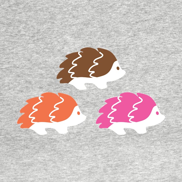 Sashimi Hedgehogs by littleoddforest